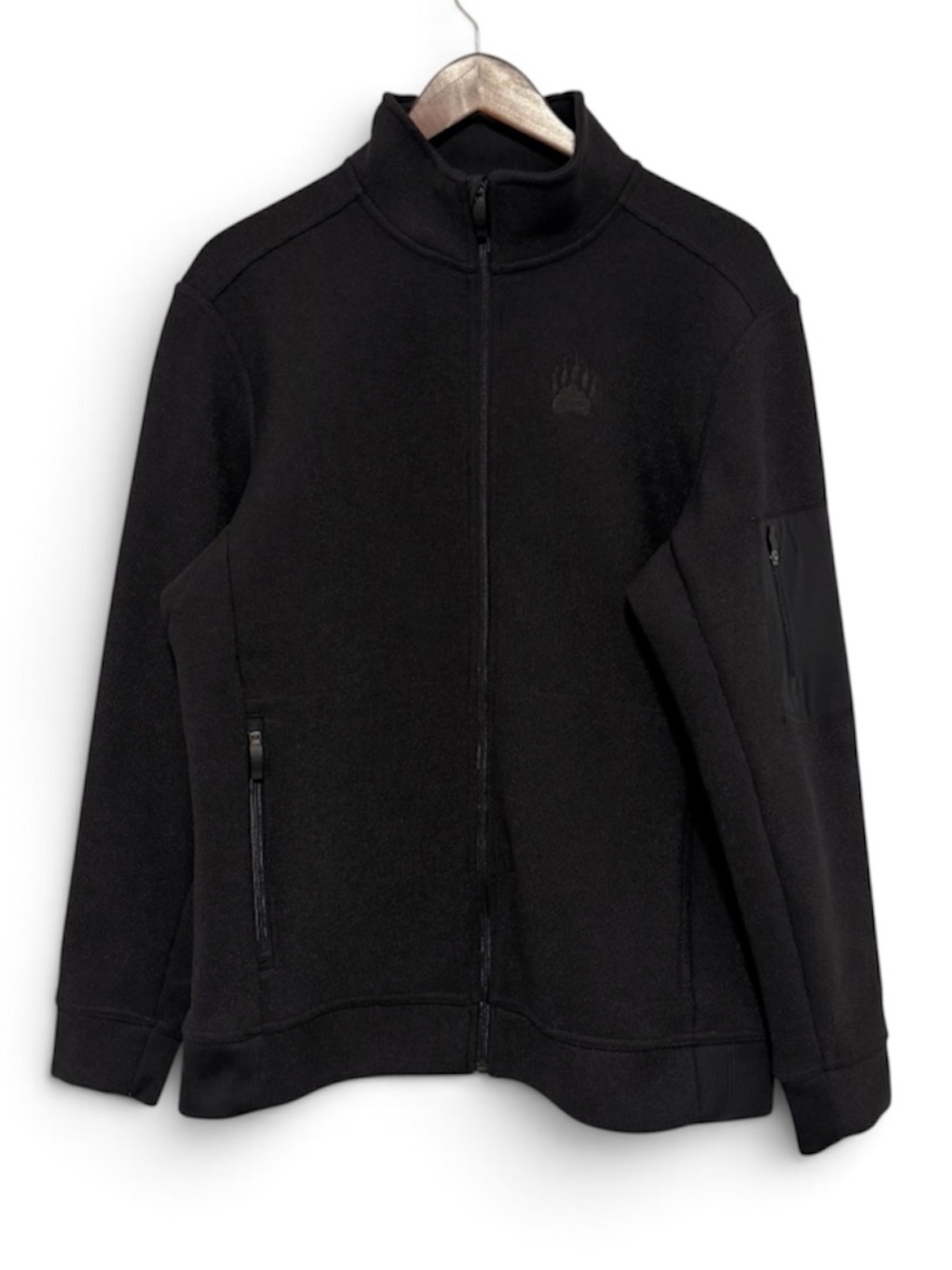 AKHG Duluth Trading NWOT Graveltec Standard Fit Full Zip Jacket Medium Black